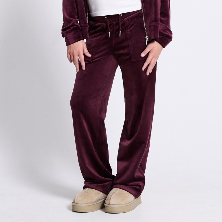 Velour pants "Ella star"